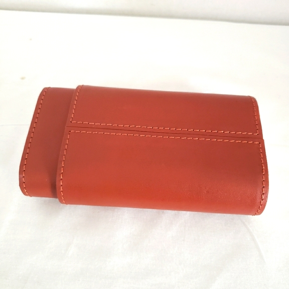 Beautiful Ava Maria Cigar Case Tan Leather - Picture 2 of 9